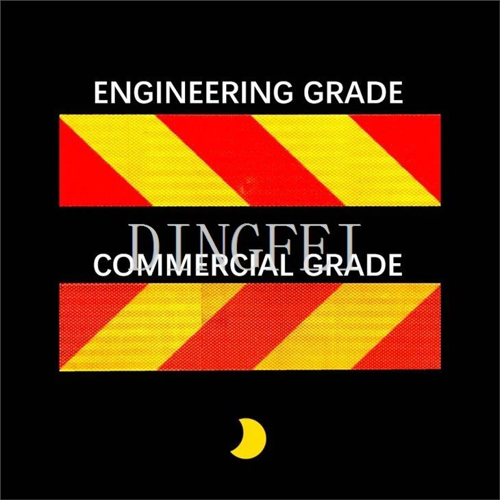 Red And Yellow Reflective Tape