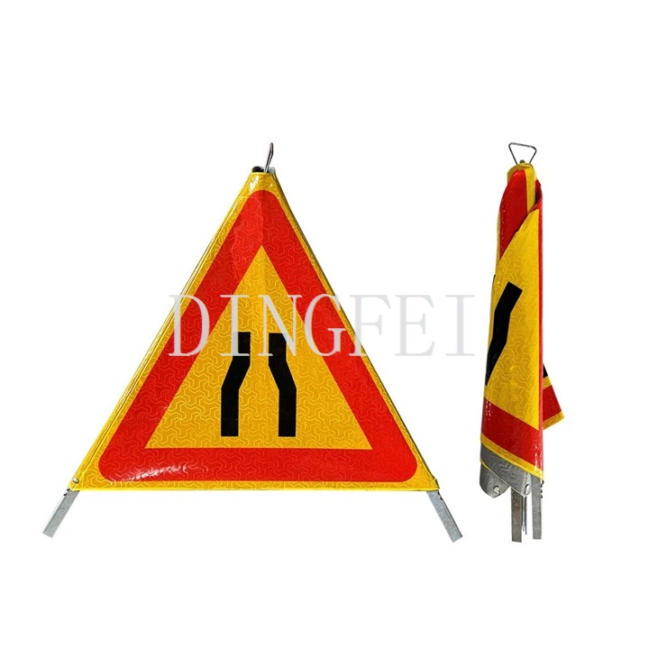 3 Side Reflective Tripod Warning Sign